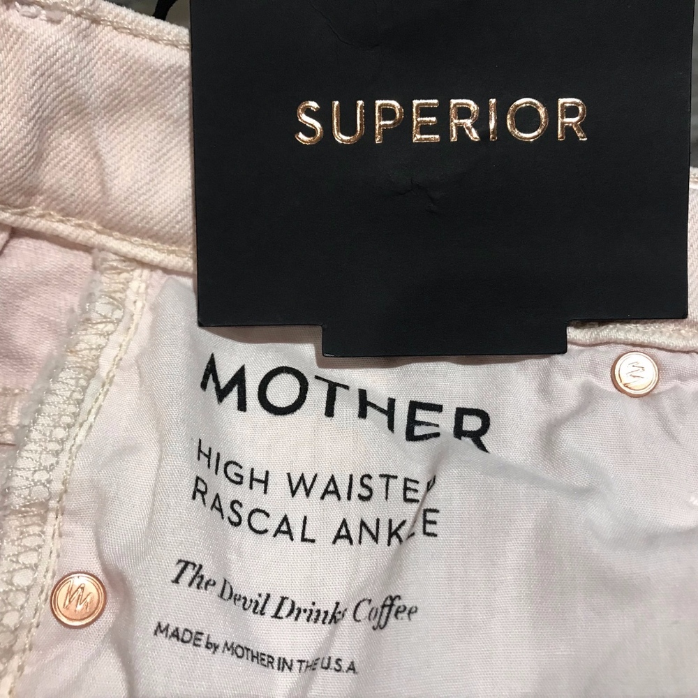 Mother Rascal High Waisted Rascal Ankle  NWT 24 - Picture 2 of 5